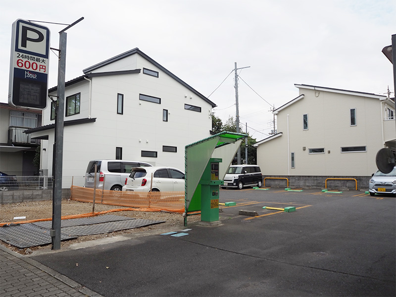 医院向かいのコインパーキング